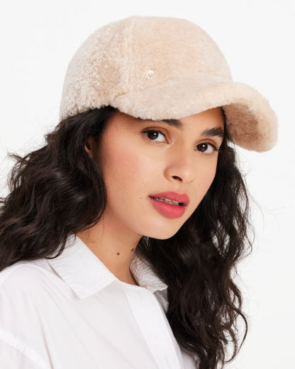 Metal Logo Sherpa Baseball Cap