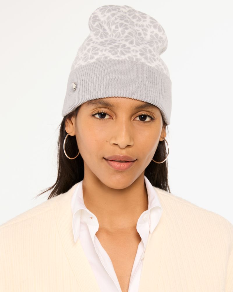 Spade Flower Cuff Beanie