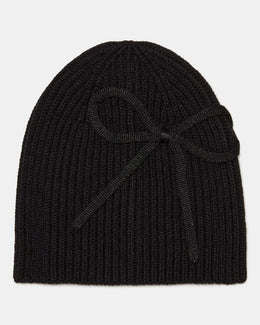 Bow Applique Beanie