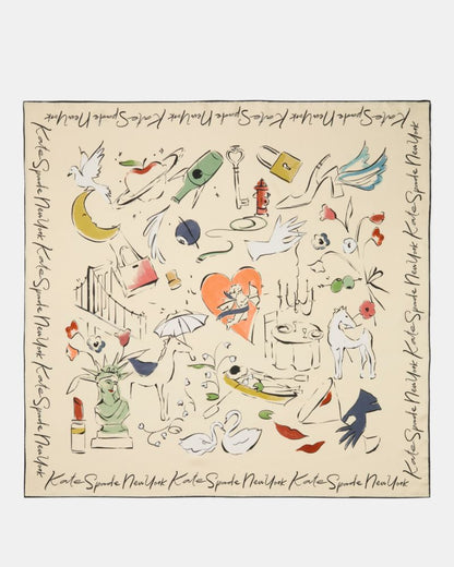 New York Dream Silk Square