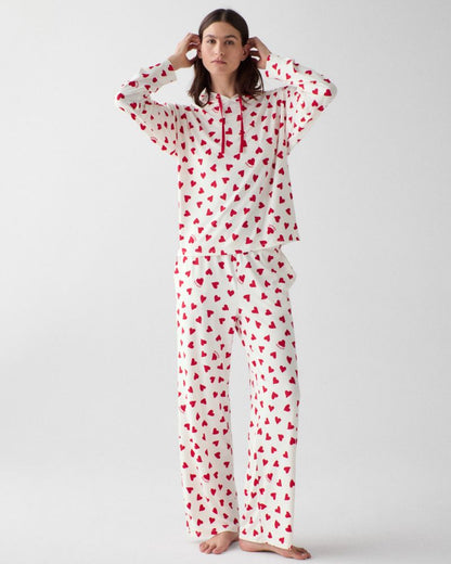 Valentine's Hooded Sleep Set