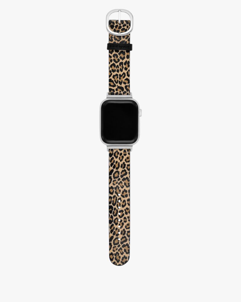 Reversible Leopard Leather 38-45mm Band For Apple Watch®