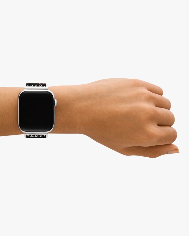 Floral Leather 38-49mm Band For Apple Watch®
