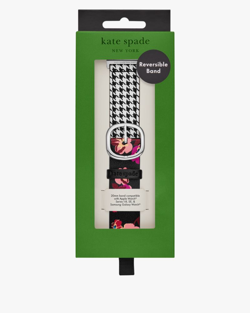 Floral Leather 38-49mm Band For Apple Watch®