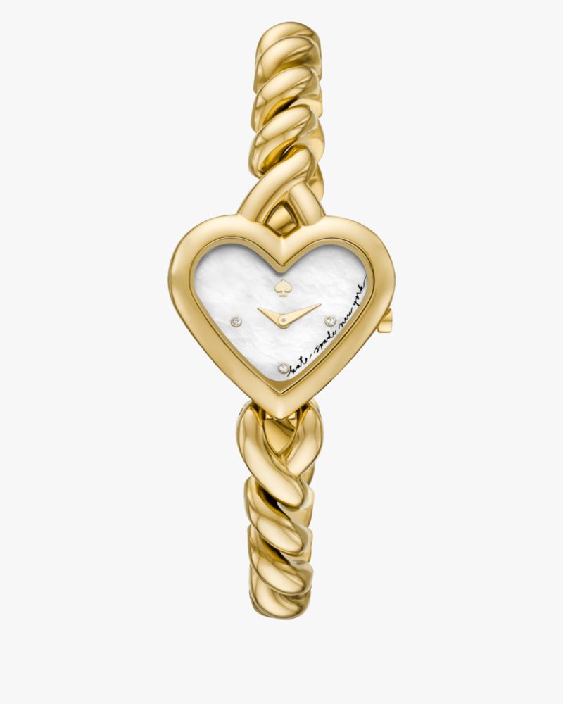 Monroe Twist Gold-tone Stainless Steel Bracelet Watch