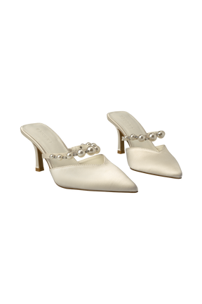 Karla Pearl Mule - Ivory