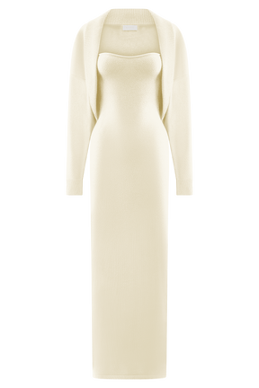 Kingston Knit Maxi Dress - Ivory