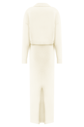 Kingston Knit Maxi Dress - Ivory