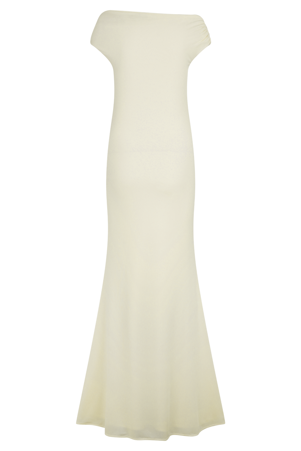 Kinsley Slinky Maxi Dress With Hardware - Ivory