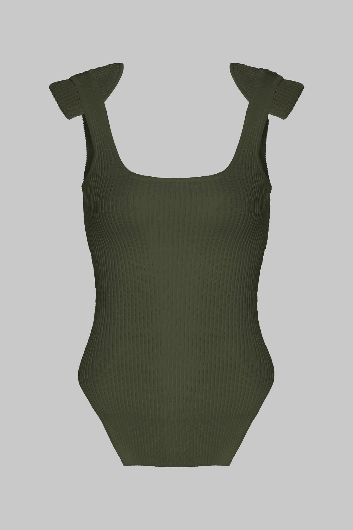 KNIT TANK W/ SHOULDER PADS