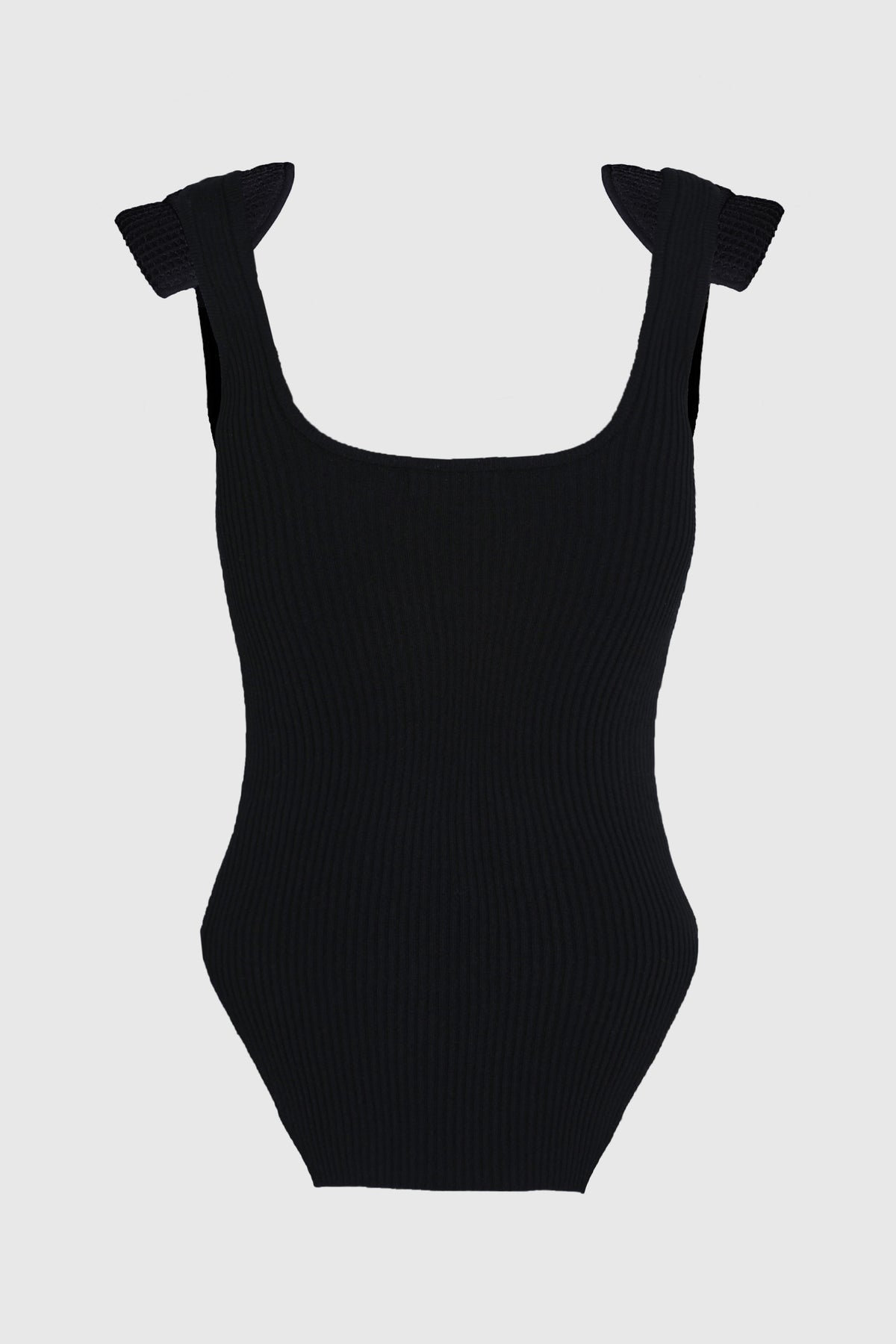 KNIT TANK W/ SHOULDER PADS