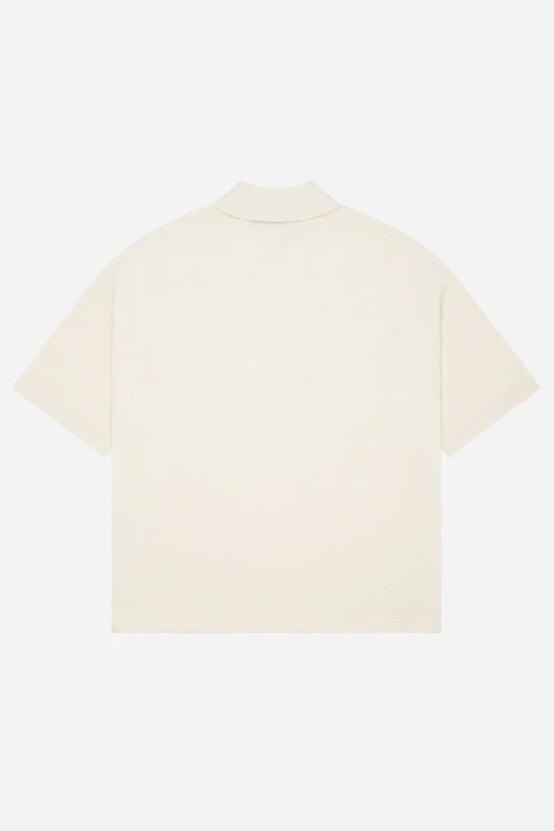 Pique knitted polo