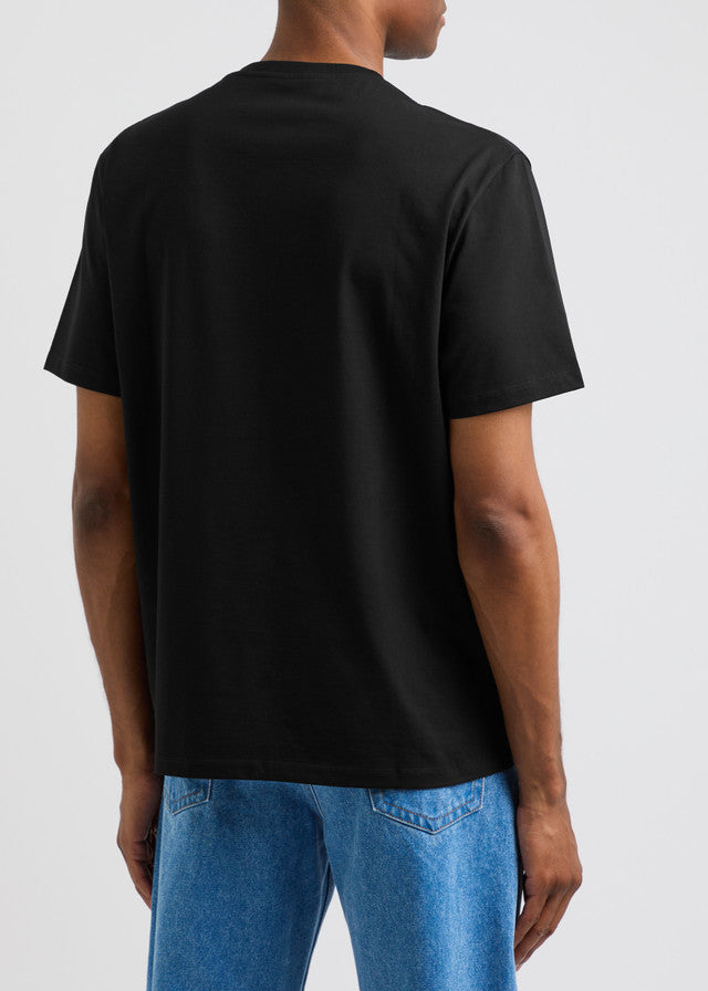 Loewe Embroidered Multicolor Logo T-Shirt – Black