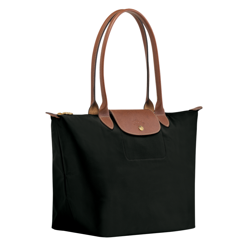 Le Pliage Original L Tote bag Black - Recycled canvas
