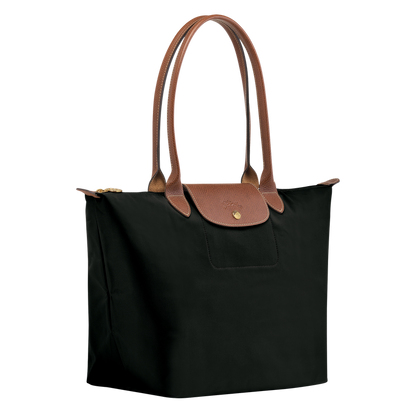 Le Pliage Original L Tote bag Black - Recycled canvas