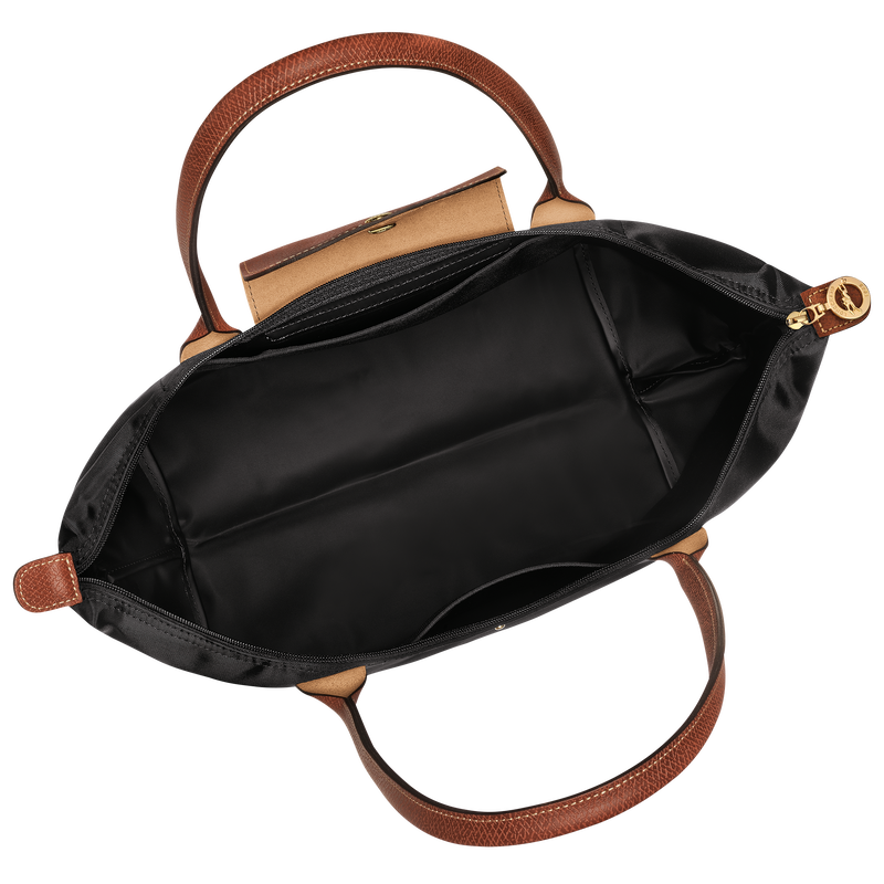 Le Pliage Original L Tote bag Black - Recycled canvas
