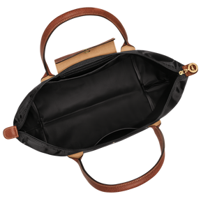 Le Pliage Original L Tote bag Black - Recycled canvas