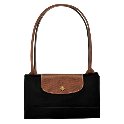 Le Pliage Original L Tote bag Black - Recycled canvas