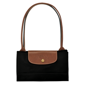 Le Pliage Original L Tote bag Black - Recycled canvas