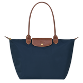 Le Pliage Original L Tote bag Navy - Recycled canvas