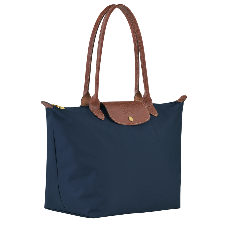 Le Pliage Original L Tote bag Navy - Recycled canvas