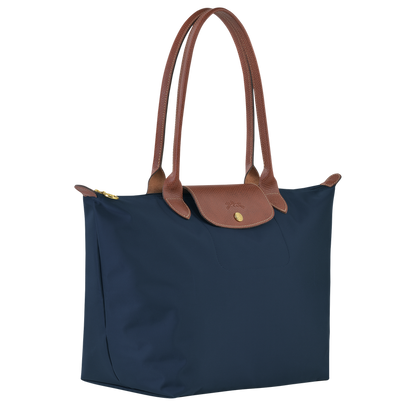 Le Pliage Original L Tote bag Navy - Recycled canvas
