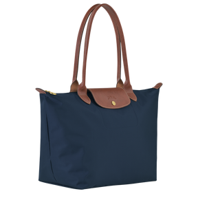 Le Pliage Original L Tote bag Navy - Recycled canvas
