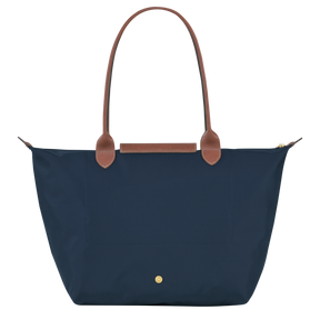 Le Pliage Original L Tote bag Navy - Recycled canvas