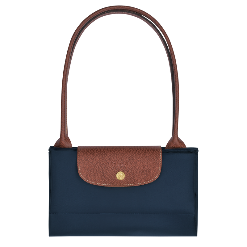 Le Pliage Original L Tote bag Navy - Recycled canvas