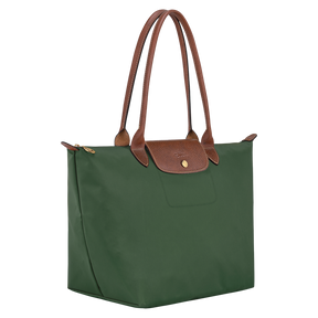 Le Pliage Original L Tote bag British Green - Recycled canvas