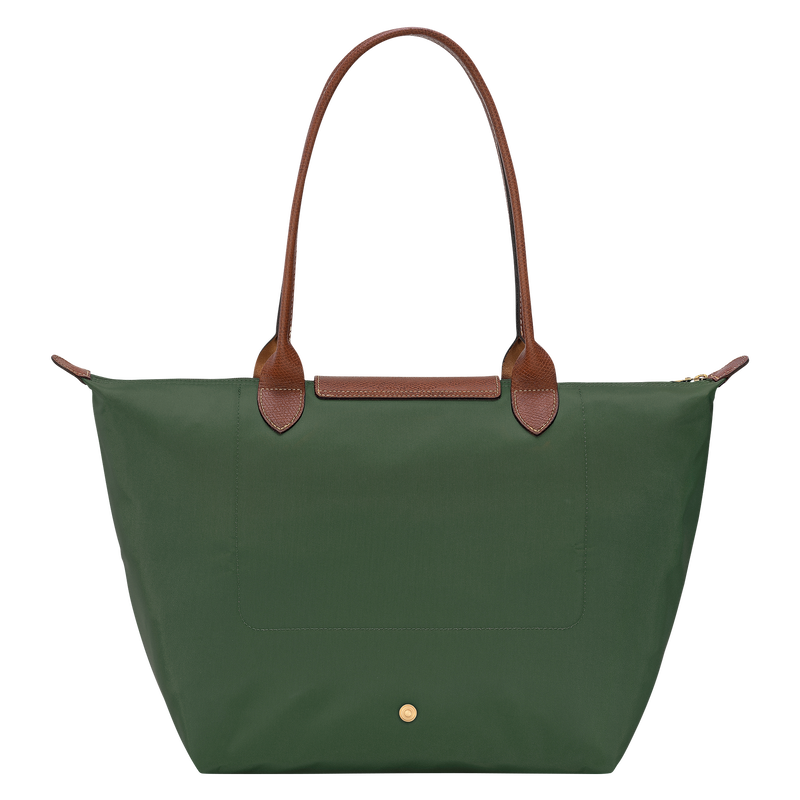 Le Pliage Original L Tote bag British Green - Recycled canvas