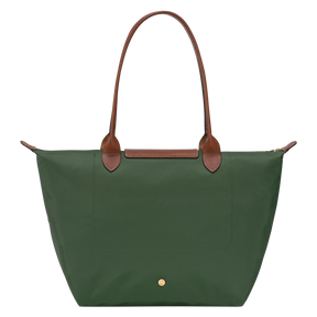 Le Pliage Original L Tote bag British Green - Recycled canvas