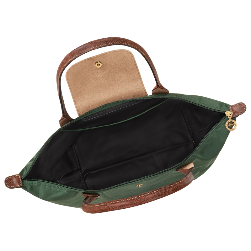 Le Pliage Original L Tote bag British Green - Recycled canvas