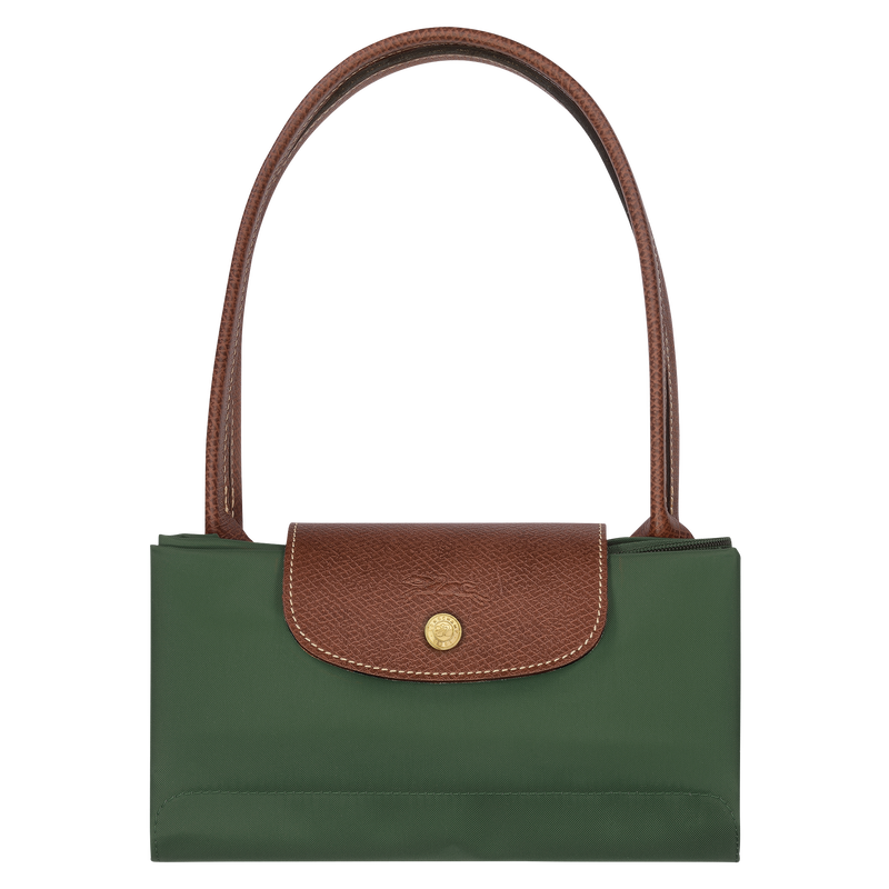 Le Pliage Original L Tote bag British Green - Recycled canvas