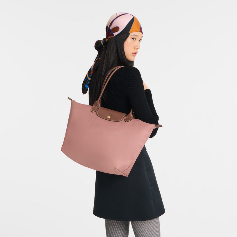 Le Pliage Original L Tote bag Pink Tea - Recycled canvas