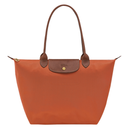 Le Pliage Original L Tote bag Brick - Recycled canvas