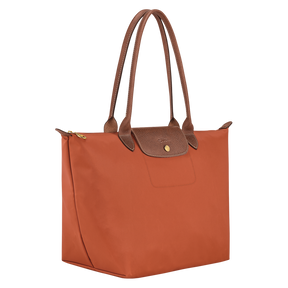 Le Pliage Original L Tote bag Brick - Recycled canvas
