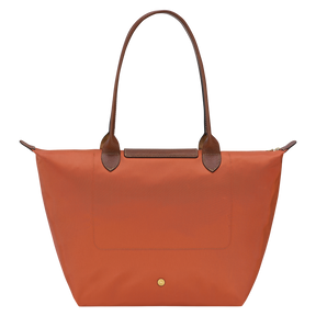Le Pliage Original L Tote bag Brick - Recycled canvas