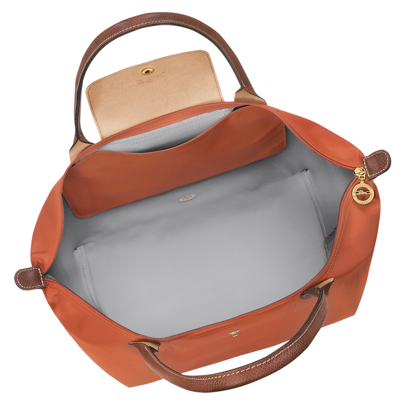 Le Pliage Original L Tote bag Brick - Recycled canvas