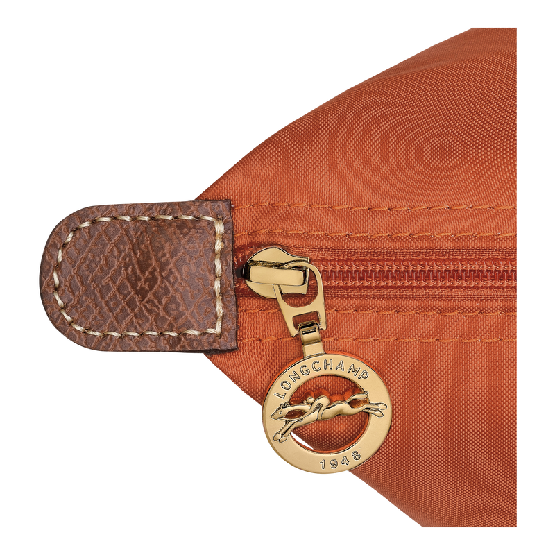 Le Pliage Original L Tote bag Brick - Recycled canvas