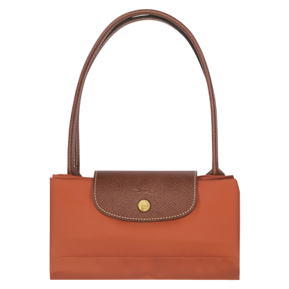 Le Pliage Original L Tote bag Brick - Recycled canvas