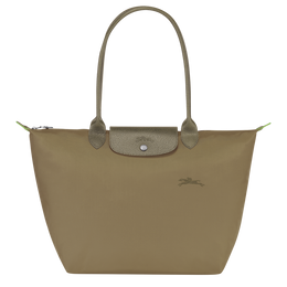 Le Pliage Green L Tote bag Artichoke - Recycled canvas