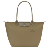 Le Pliage Green L Tote bag Artichoke - Recycled canvas