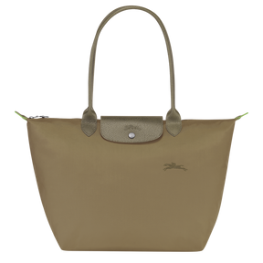 Le Pliage Green L Tote bag Artichoke - Recycled canvas
