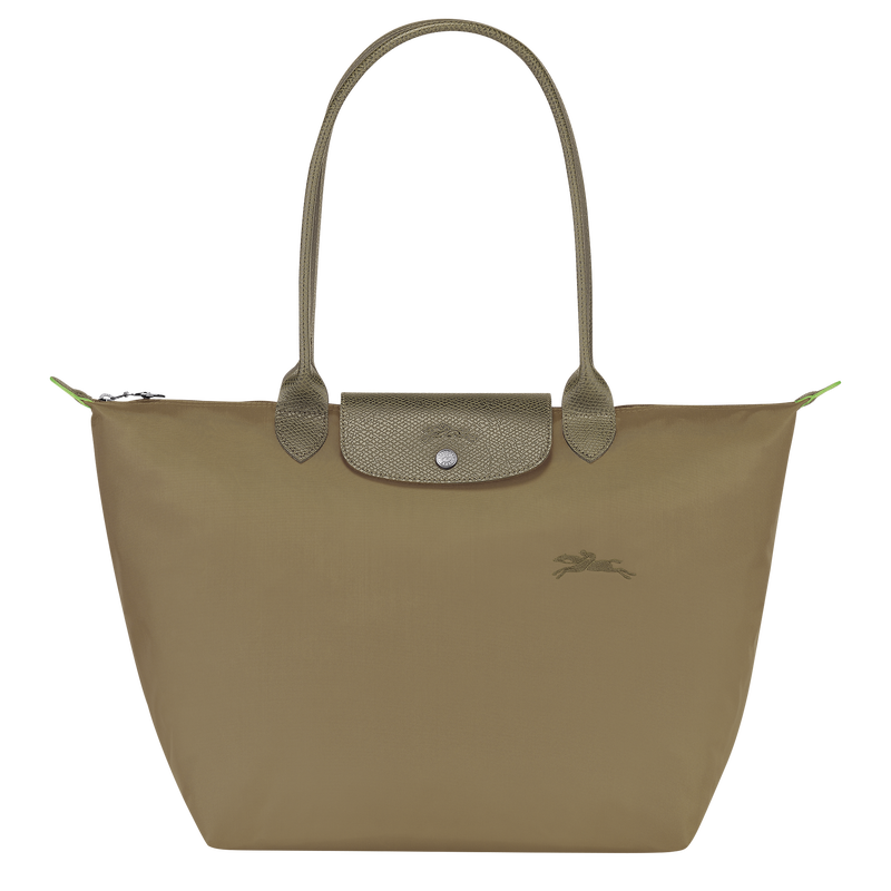 Le Pliage Green L Tote bag Artichoke - Recycled canvas
