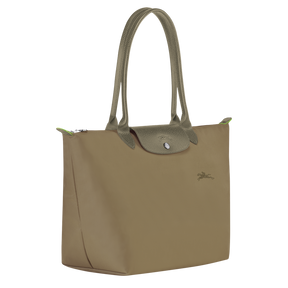 Le Pliage Green L Tote bag Artichoke - Recycled canvas