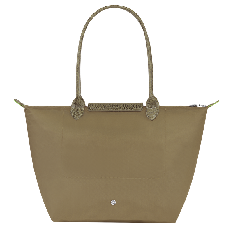 Le Pliage Green L Tote bag Artichoke - Recycled canvas