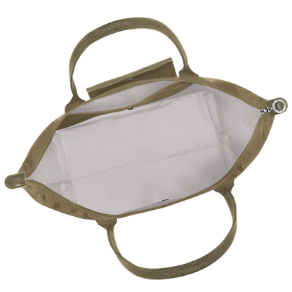 Le Pliage Green L Tote bag Artichoke - Recycled canvas