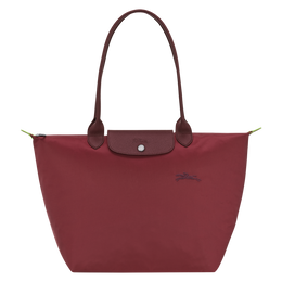 Le Pliage Green L Tote bag Pomegranate - Recycled canvas