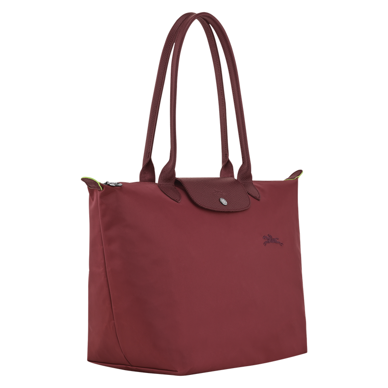 Le Pliage Green L Tote bag Pomegranate - Recycled canvas